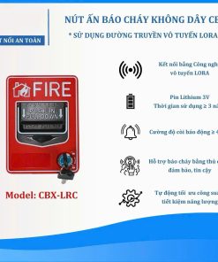 Nút Ấn Báo Cháy Không Dây CBX – LRC