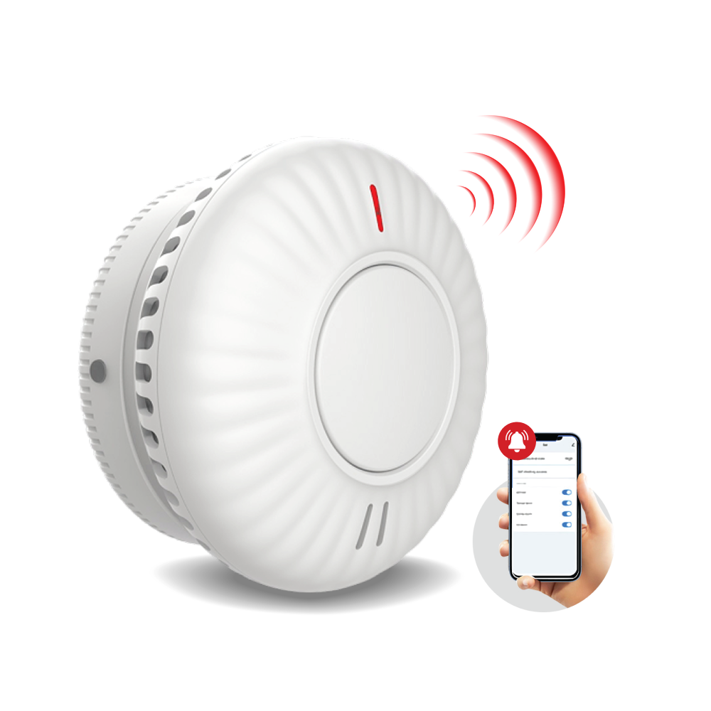 Đầu Báo Cháy Khói Đế WIFI SAFE FIRE Aj-760W